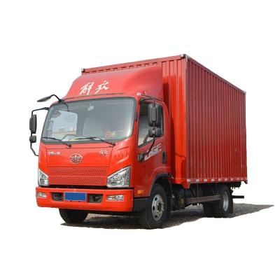 China FAW Jiefang j6f Euro 4 130hp 4x2 4.21M used single row van light truck 5998*2220*3100 for sale