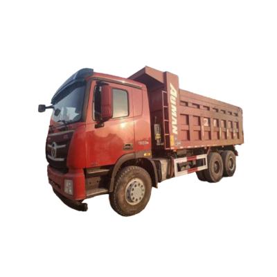 China Weichai Engine 5.26 Gear Ratio Foton Auman GTL Heavy Truck 375 HP 6x4 5.2m Used Dump Truck > 8L for sale