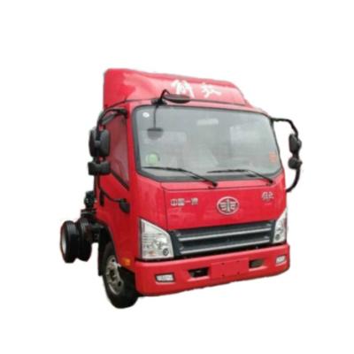 China country 6 red flat logistics transport cargo truck car truck rear < 4L for sale