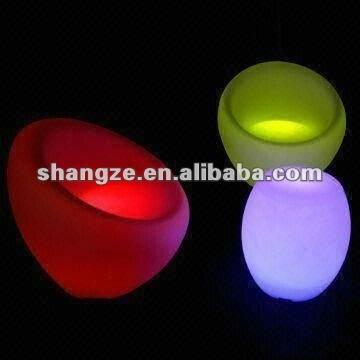 China Popar outdoor waterproof outdoor furniture/LED chair for sale