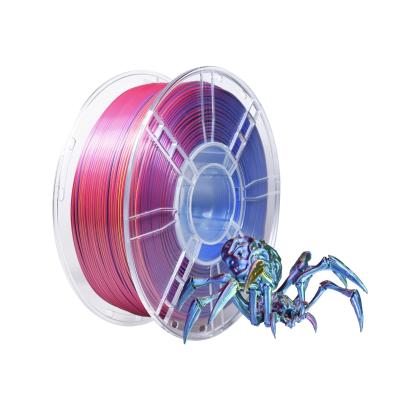 China 3D Printing filament Diameter 1.75mm Silk Tri- Color Red Yellow Blue PLA Filament for sale