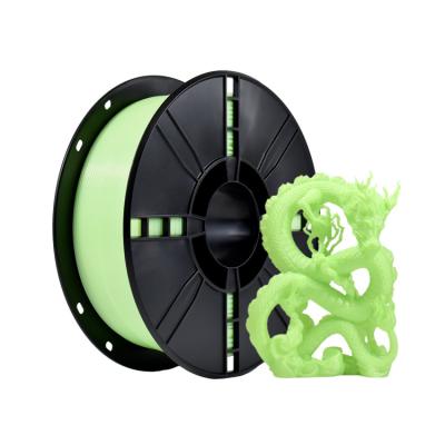 China Professional Toughness Enhanced 3D Printer Filament PLA Plus Transparent Green 1KG for sale