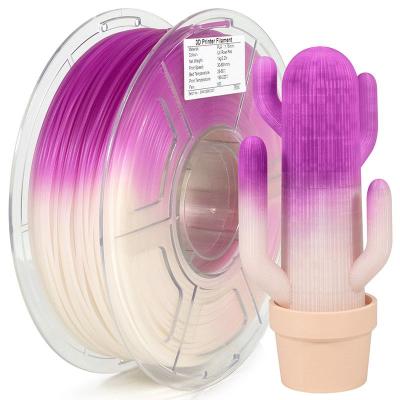 Cina 3D Printing Filament PLA UV Change Rose Red 3D Filament 1.75mm 1kg in vendita