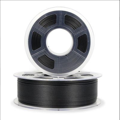 China Strong Durable PA6 Carbon Fiber 3d Printer PC Filament 1.75mm Black Filament for sale