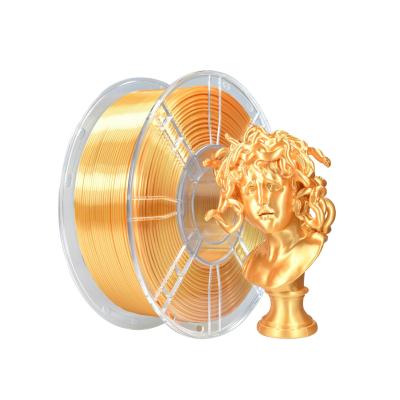 Κίνα 3D Filament PLA Silk Light Gold Colorful 3D Printer Filament Για σκληρότητα και αντοχή προς πώληση