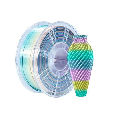 China 1.75mm 3d Printing Filament PLA Toughness Enhanced Silk Rainbow Mini Color 3D Printer for sale