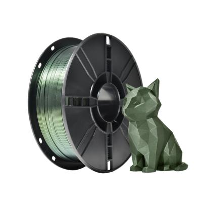 China Green Gold Toughness Enhanced PLA Color Changing 3D Filament for sale