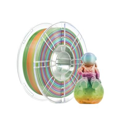 China 3D Printing Filament 1kg silk Rainbow PLA Filament Plus 1.75mm PLA Silk Filament for sale