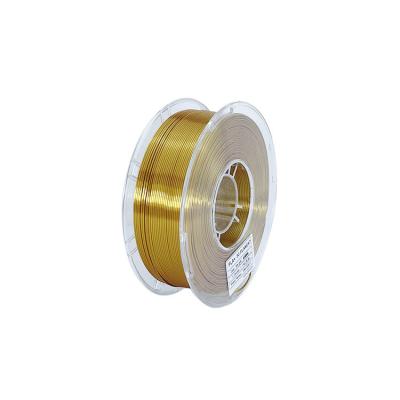 China Strong Toughness 3D Printer Silk Gold PLA Filament 1.75mm for sale