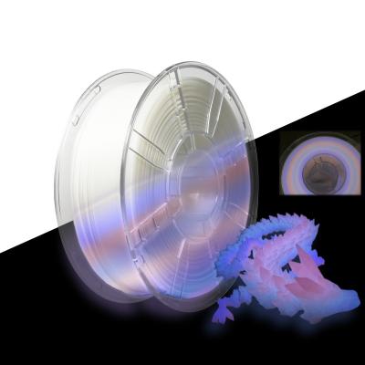 China 3D Printed Filament High Strength  1.75mm Glow Rainbow PLA filamentnt for sale