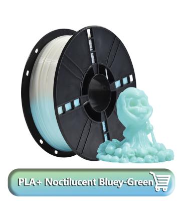 China PLA Filament  3D Printer Filament 1.75mm Glow Blue-Green 1kg 3d Printing for sale