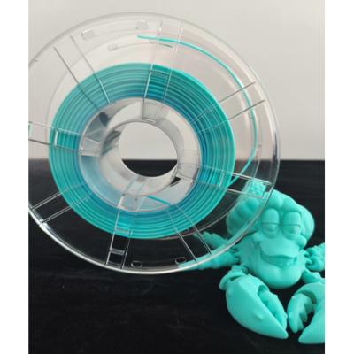 China Durable 3D Printer 1.75mm Mint Green PETG Filament in Packing Box Size 200*200*64mm for sale