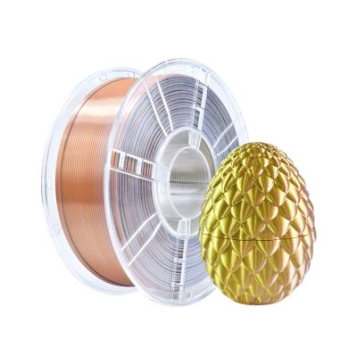 China 3D Printer Filament 1.75MM PLA Filament Silk Gold Silver Copper Industry Strong Toughness for sale