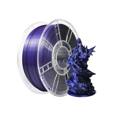 China 1.75mm Printing Temperature 1000g Silk Blue Black Purple  PLA Filament for 3D Printer for sale