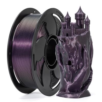 Cina PLA+ Filamento Cambiatore di colore Filamento da stampante 3D stellato viola 1,75 mm in vendita