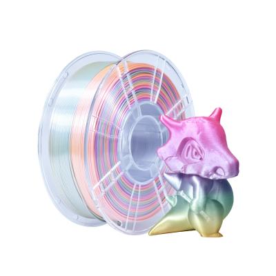 China Candy Rainbow Filament PLA+ 1.75mm For 3D Printer +/- 0.02mm  3D Printing Filament 3D Filament for sale