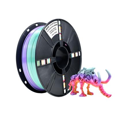 China 3D Printer Multicolor Filament,  Silk Candy Rainbow PLA+ Filament 1.75mm,1kg 3d Printing Filament for sale