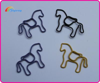 China Office and school horse shaped funny cool paper clips in different and lovely design for sale