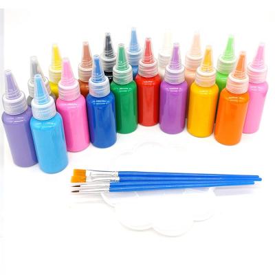 China 24color 30ml Acrylic Paint Non-Toxic Children DIY Drawing Acrylic Paint Drawing for sale