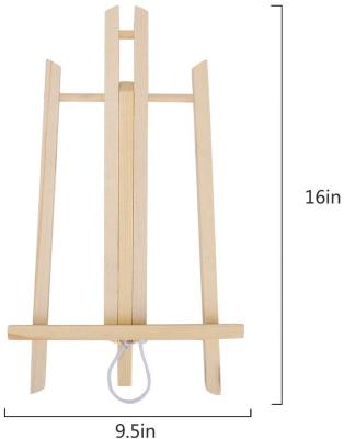 China Inches Painting Easels Wooden Art Craft Painting Easel Easel Tabletop Display Stand 16 x 9.5 for Artist Students Kids for sale