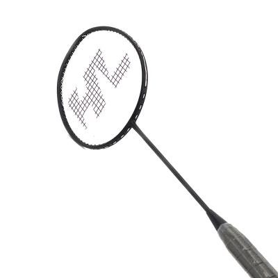 China Lowest logo badminton racket weight 46t sound custom badminton racket game badminton racket for sale