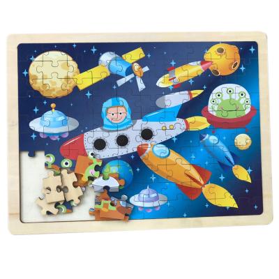 China Eco-Friendly Laser Cut Space Puzzle For Kids Over 3 Years Old for sale