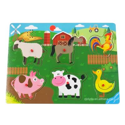 China New Design Eco-friendly Farm Animal Healthy Puzzle for sale