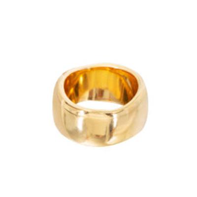 China FASHIONABLE wide and narrow twisted shiny ornament of a variety of fashionable gold and silver female ring fashion index finger ring hand for sale