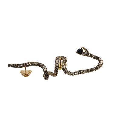 China The same fashion retro ALLOY autumn winter spirit snake brooch 18K gold plating snake costume coat necklace men and women for sale