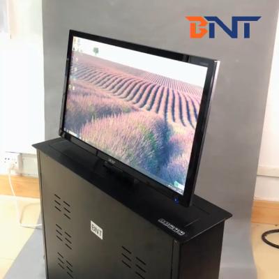 China Meeting room popular for 21~24 inch motorized LCD monitor pop up lift with remote controller for sale