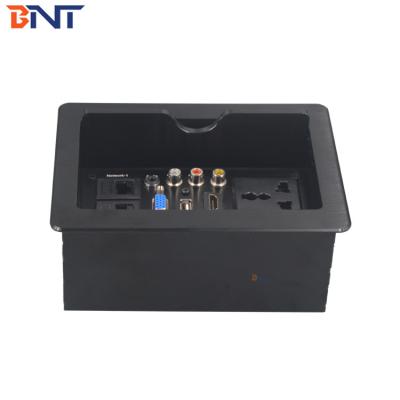 China Commercial Compact Table Cable Cubby , Slip Up Conference Table Connectivity Box for sale