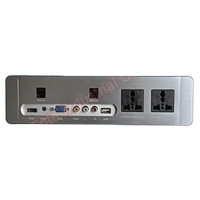 China Multiple Hotel Wall Mount Media Hub Socket / Wall Mount Media Jack for sale