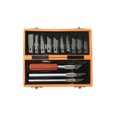 China 17pcs Wholesale Luxury Craft Art Engraving Hobby Knife Set Online 42*39*29cm for sale