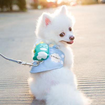 China DETACHED Dog Harness Pull Rope Collar and Leash, Cute Dog Vest Clothes with Leash for sale