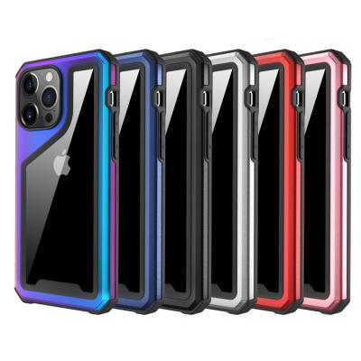 China GSCASE 2021 New Products Shockproof Military Shockproof Metal Luxury Case For Iphone 13 pro Max Mobile Phones for sale