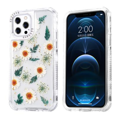 China Anti-fall GSCASE 3 in 1 Floral Case Cover Coque For iphone 7 8 Plus Flower Phone Case for sale