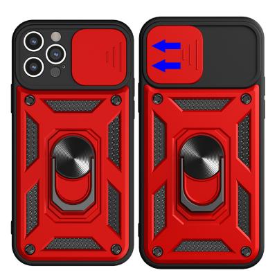 China Anti-fall For iphone 12 Pro Max Slide Camera Cover Phone Case Shockproof Mobile Back Cover for sale