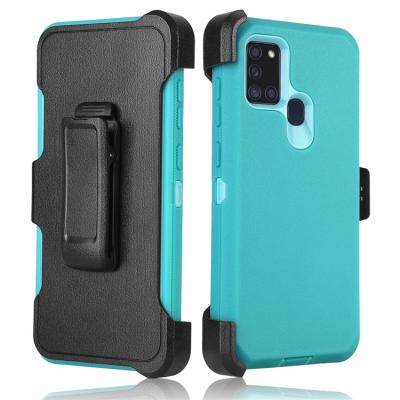 China Anti-drop GSCASE Cell Phone Armor Case For Samsung A03S Case With Holster for sale