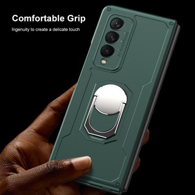 China New Design Shockproof Anti-fall Armor Phone Case with Kickstand for Samsung Galaxy Z Fold 3 Case Cover for sale