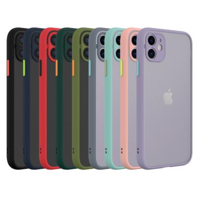 China With Camera Protect Cheap Cell Phone Bags Price Phone Case Matte For Iphone 11 Samsung Huawei Xiaomi Case for sale