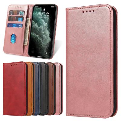 China GSCASE High Quality Anti-fall PU Leather Magnet Phone Covers For iPhone 13 Flip Cover Case for sale