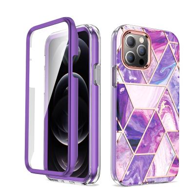 China Anti-drop 2021 New Bult-in Screen Protector Mobile Phone Bags and Cases For iPhone 13 Pro Printed Phone Case for sale