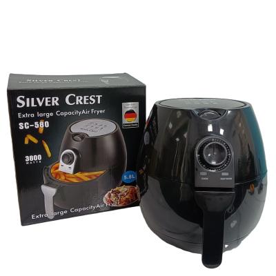 China 5.8L Deluxe Air Fryer Household Large Capacity Smokeless Potato Fryer for sale