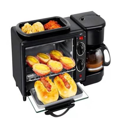 China Wholesale Household 3 in 1 Multi Function 3 in 1 Breakfast Machine with 9l Toast Oven for sale