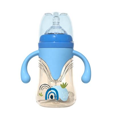 China Nitrosamine Free Universal Feeding Bottle PPSU Material 0-18 Months for sale