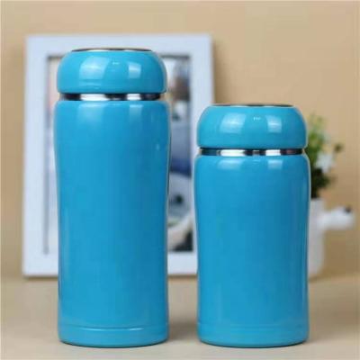 China Durable 480ml curved vacuum chubby ladies colors pot-puffed thermos stainless steel mug for sale