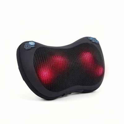 China Body Car Office Home Warm Back Neck Massage Shiatsu Pillow for sale