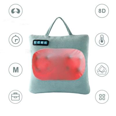 China Wholesale Body Neck Massager Heat Pillow Shiatsu Back Massager Pillow With Heat for sale