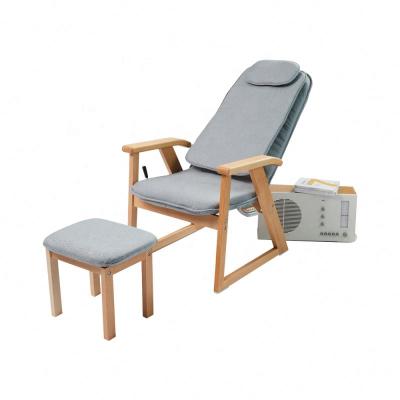 China Body Leisure Massage Chair Home Furniture With Full Back Wooden Massage Back Massage Chair New Design for sale