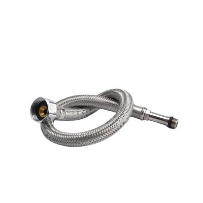 China 2021 Dalepu Modern High Quality Silver Braided Stainless Steel Hose Faucet Connection Hose for sale